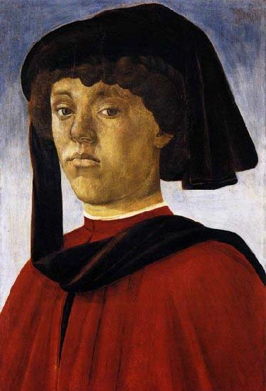 BOTTICELLI, Sandro Portrait of a Young Man